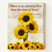 ゆみビテスヒマワールマーブルレシピ本 ノートブック (裏面)