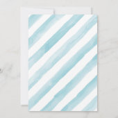 ゆらゆら馬のシャワー誕生日パーティー招待状 招待状 (裏面)