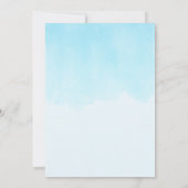 ゆらゆら馬のベビーシャワー招待状 招待状 (裏面)