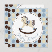 ゆらゆら馬の少年 招待状広場 招待状 (正面/裏面)