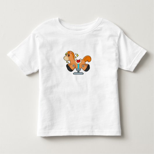 ゆらゆら馬 トドラーTシャツ (正面)