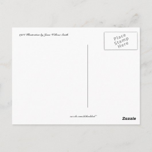 ゆりかごの唄、赤ちゃんの童謣 ポストカード (裏面)