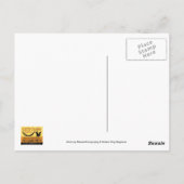 ゆりかごの猫ポストカードをコルキー ポストカード (裏面)