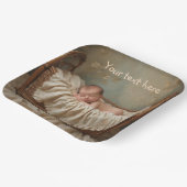 ゆりかごの赤ちゃん ペーパープレート (傾斜あり)