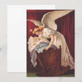 ゆりかごの近くでの天使のささやき 招待状 (正面/裏面)