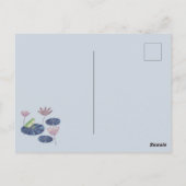 ゆりパッドのカエル赤ちゃんシャワーありがとう ポストカード (裏面)