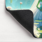 ゆり結婚の上のカエル マウスパッド (コーナー)