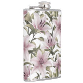 ゆり花。花柄 フラスク (右)