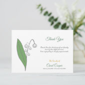 ゆり谷の葬儀サンキューノートカード サンキューカード (スタンド正面)