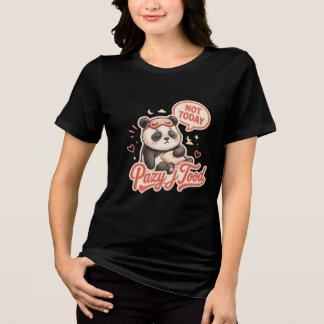 ゆるいパンダの可愛いレディースTシャツ トライブレンドＴシャツ