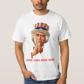 ゆるい唇の沈没船 Tシャツ (正面)