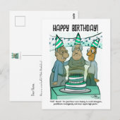 ゆるっとした葉書 ポストカード (正面/裏面)