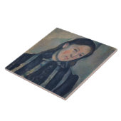 ゆるめられた毛、189を搭載する夫人のセザンヌポートレート タイル (側面)