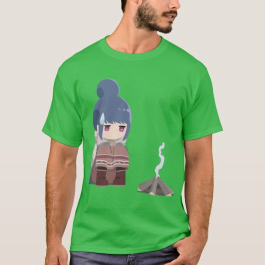 ゆるキャン△焚き火リン Tシャツ (正面)