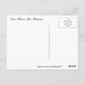 ゆん松平の蓮の花 ポストカード (裏面)