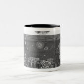 よいかみそりのフランスの唯一の製造 ツートーンマグカップ (中央)