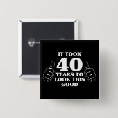 よいこれを見るために40年かかりました 缶バッジ (正面&裏面)