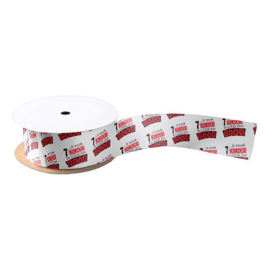 よいこれを見るために7十年かかりました サテンリボン (リール)