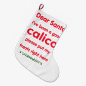 よいさらさ ラージクリスマスストッキング (正面 (吊り時))