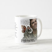 よいアイディアの妖精のマグ コーヒーマグカップ (正面右)