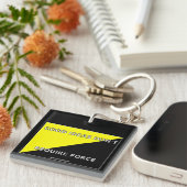 よいアイディアは力のキーホルダーを要求しません キーホルダー (正面右)