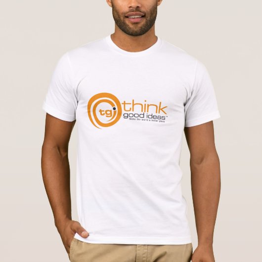 よいアイディアを考えて下さい Tシャツ (正面)