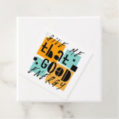 よいエネルギーオレンジの陽性私を与えて下さい フェイバータグ (インサイチュ)