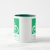 よいカルマはマグを自転車に乗ります マグカップ (中央)