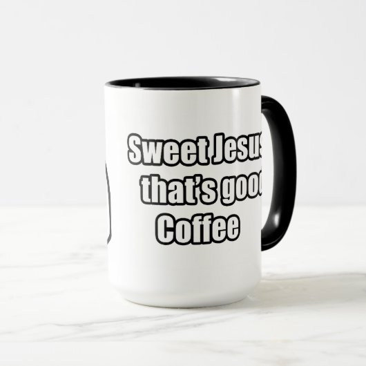 よいコーヒーである甘いイエス・キリスト マグカップ (正面右)