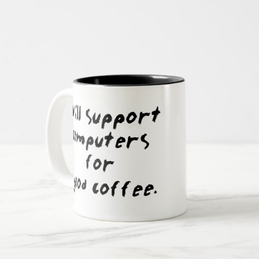 …よいコーヒー・マグのために ツートーンマグカップ (正面左)