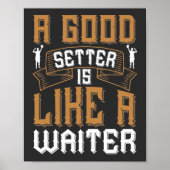 よいセッターはウェイターだ ポスター (正面)