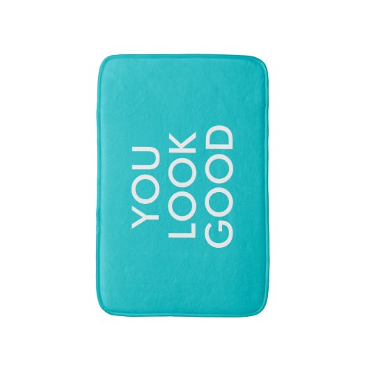 よいヒップスターのユーモアの引用文のおもしろいなことわざを見ます バスマット (正面縦)