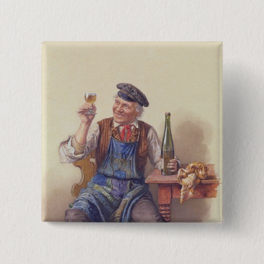 よいヴィンテージ 缶バッジ (正面)