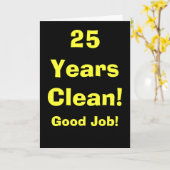 よい仕事25年の! v2 カード (黄色い花)