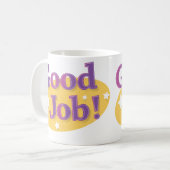 よい仕事! コーヒーマグカップ (正面左)