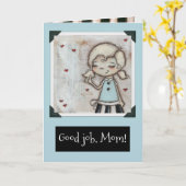 よい仕事-母の日カード カード (黄色い花)