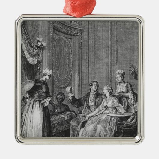 よい前兆 メタルオーナメント (正面)