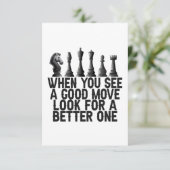 よい動きを見たら、より良いものを探す サンキューカード (スタンド正面)