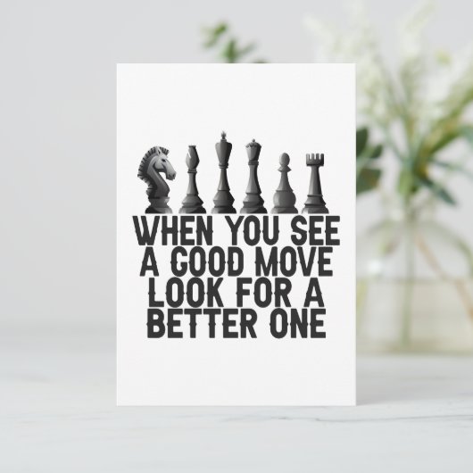 よい動きを見たら、より良いものを探す サンキューカード (スタンド正面)