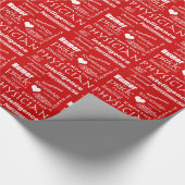 よい医者または赤の質 ラッピングペーパー (角)