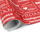 よい医者または赤の質 ラッピングペーパー (ロールコーナー)