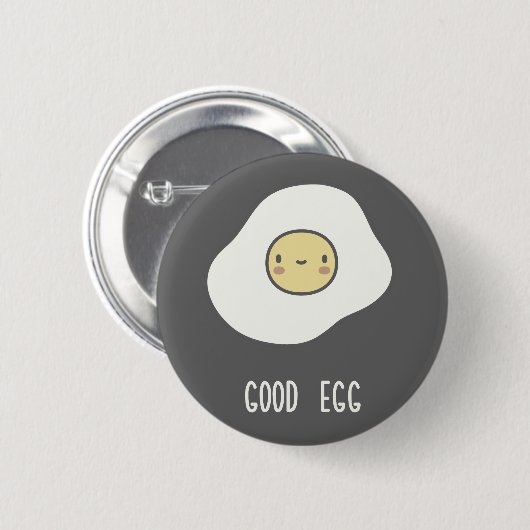よい卵 缶バッジ (正面&裏面)
