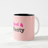 よい及び、沢山 ツートーンマグカップ (正面右)