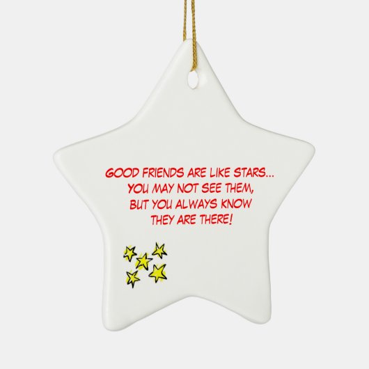 よい友人のクリスマスのオーナメント セラミックオーナメント (右)