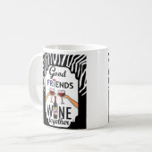 よい友人のワイン コーヒーマグカップ (正面左)