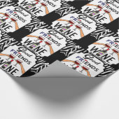 よい友人のワイン ラッピングペーパー (角)