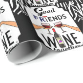 よい友人のワイン ラッピングペーパー (ロールコーナー)