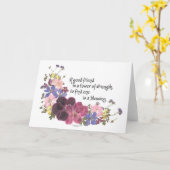 よい友人は天恵です カード (黄色い花)