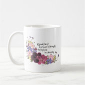 よい友人は天恵です コーヒーマグカップ (左)