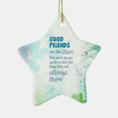 よい友人は星のようです セラミックオーナメント (右)